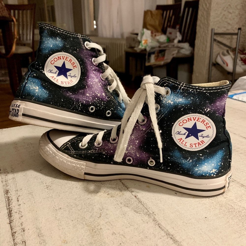 Galaxy Chuck Taylors